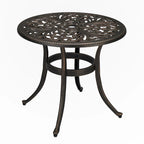 Round Garden Cast Aluminum Table
