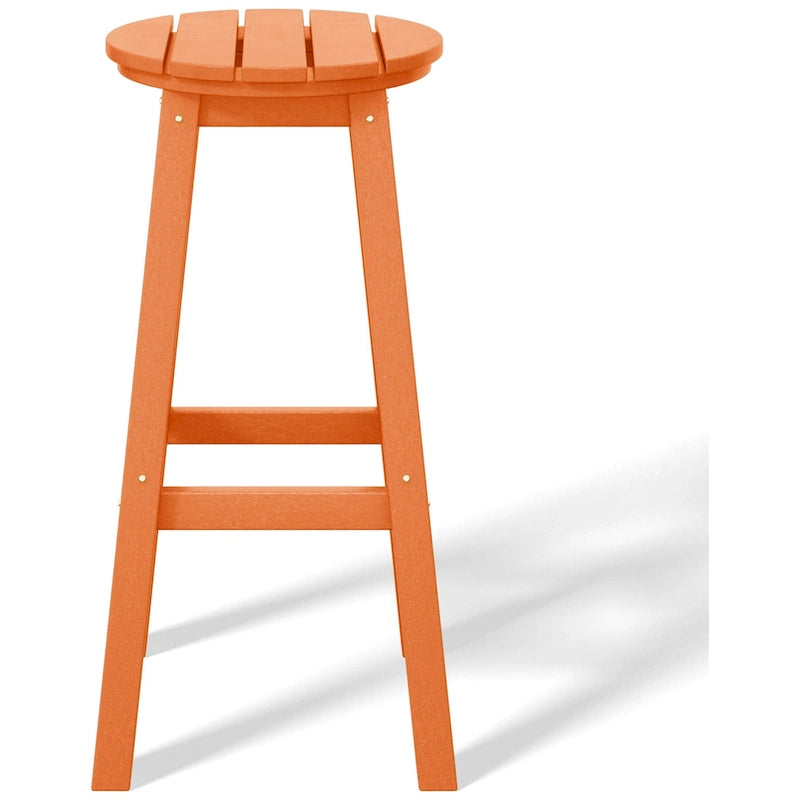 Polytrends Laguna Hdpe All Weather Outdoor Patio 29 Round Bar Stool (Set Of 3)