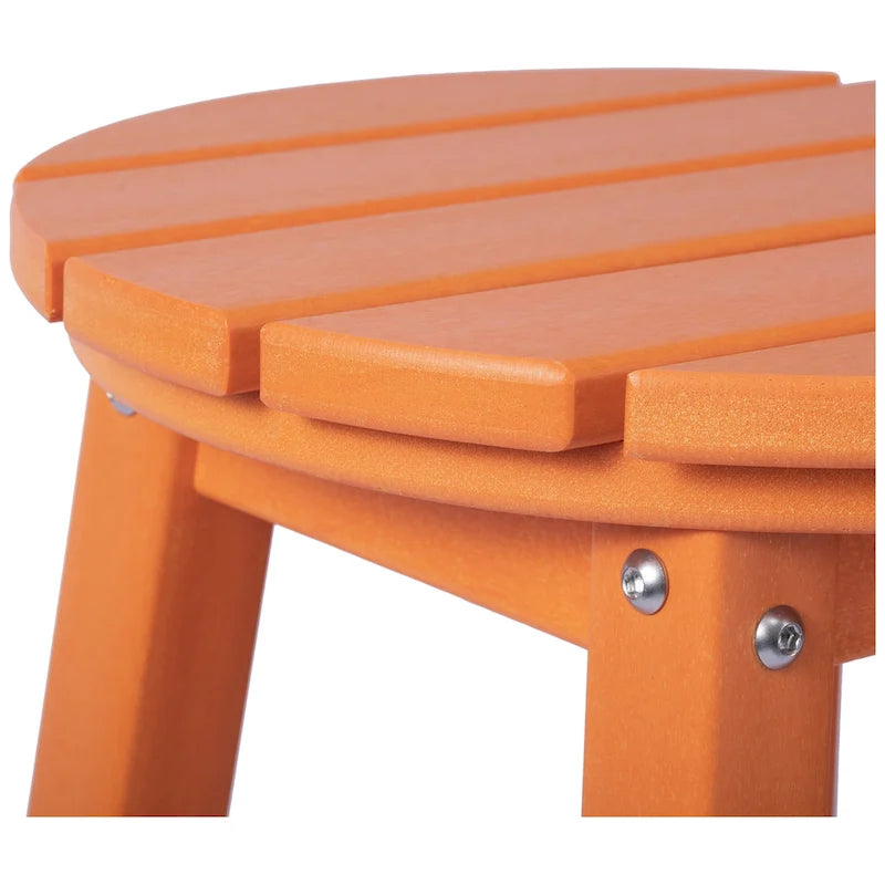 Polytrends Laguna Hdpe All Weather Outdoor Patio 29 Round Bar Stool (Set Of 3)