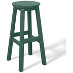 Polytrends Laguna Hdpe All Weather Outdoor Patio 29 Round Bar Stool (Set Of 3)