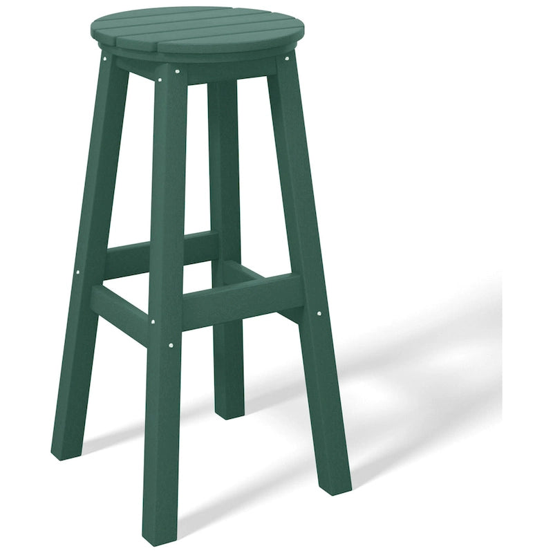 Polytrends Laguna Hdpe All Weather Outdoor Patio 29 Round Bar Stool (Set Of 3)