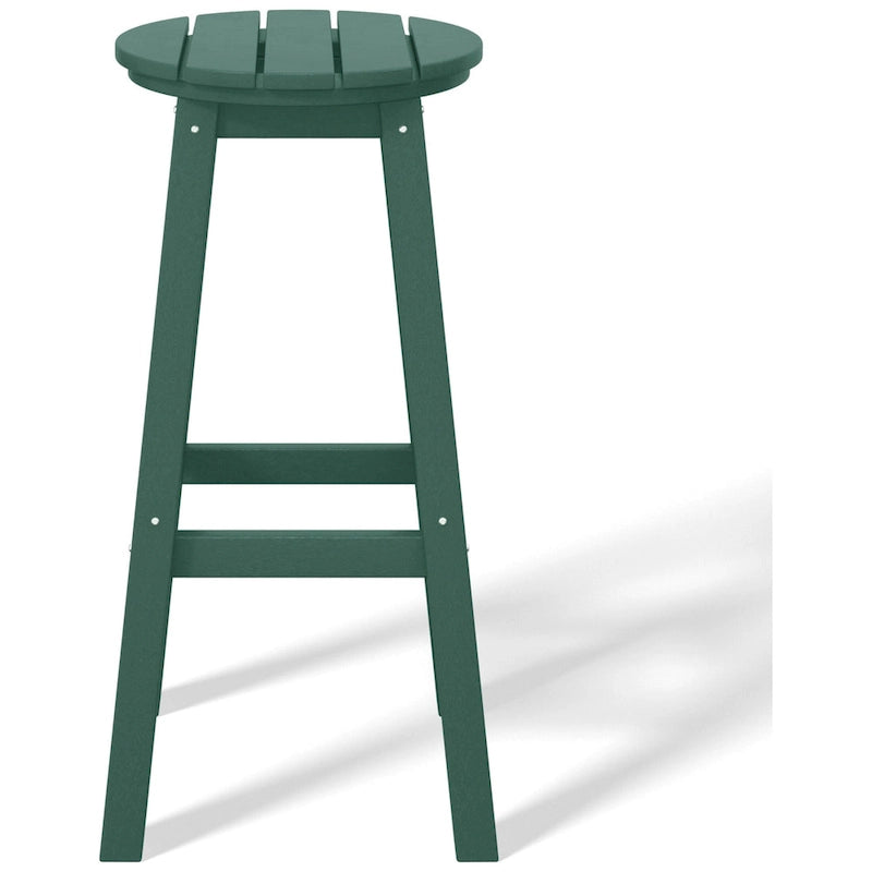Polytrends Laguna Hdpe All Weather Outdoor Patio 29 Round Bar Stool (Set Of 3)
