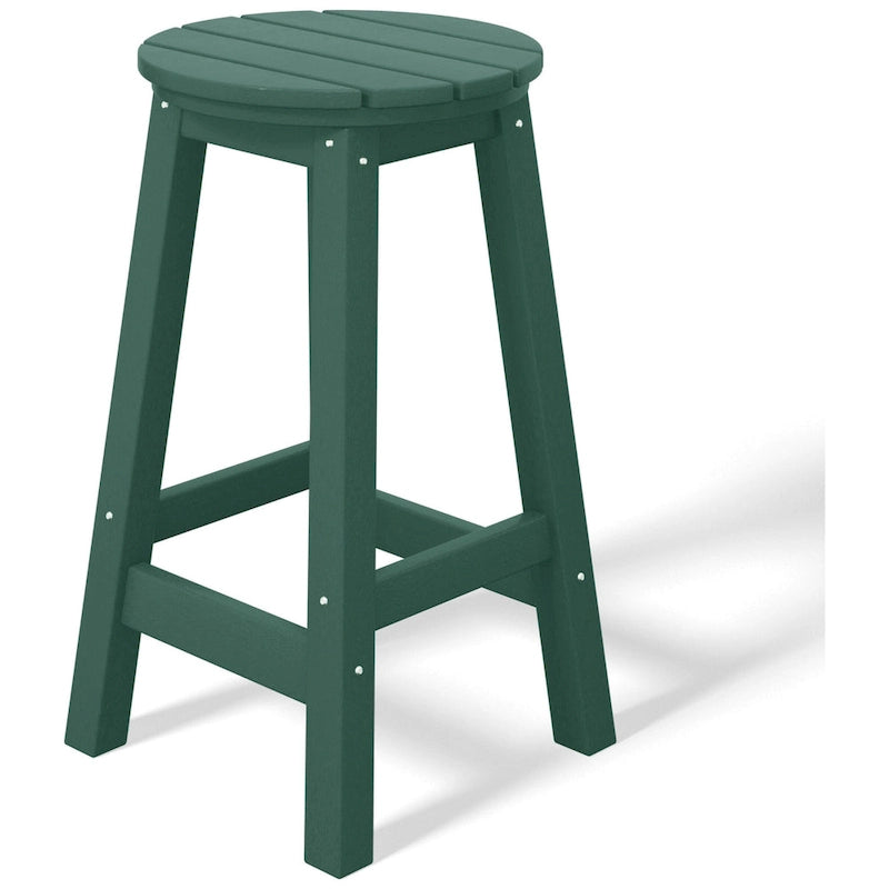 Polytrends Laguna Hdpe All Weather Outdoor Patio 29 Round Bar Stool (Set Of 3)