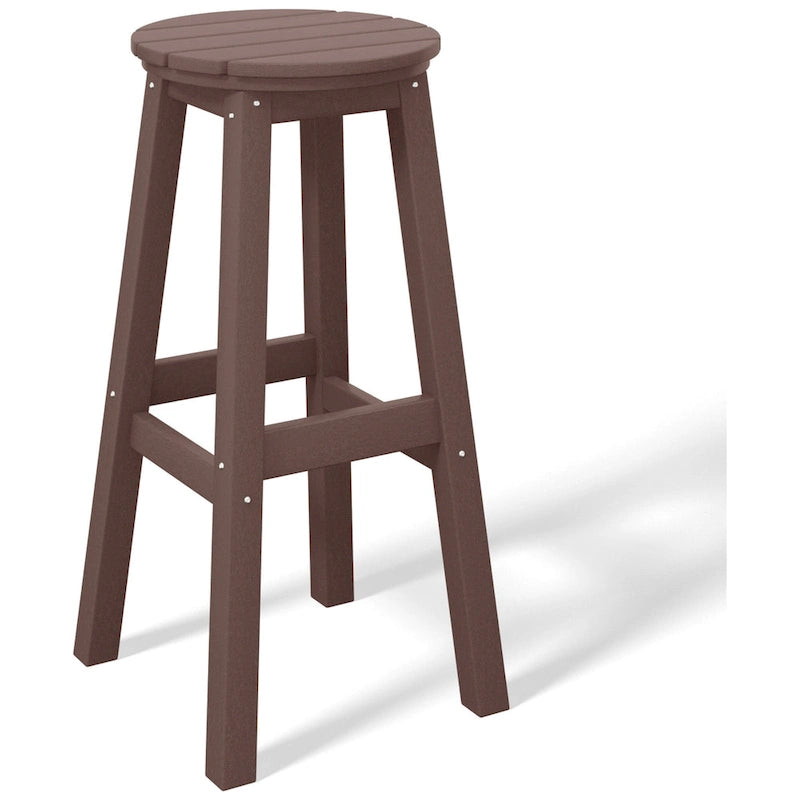 Polytrends Laguna Hdpe All Weather Outdoor Patio 29 Round Bar Stool (Set Of 3)