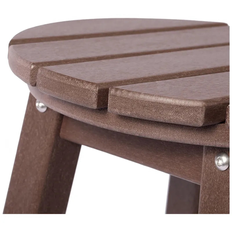 Polytrends Laguna Hdpe All Weather Outdoor Patio 29 Round Bar Stool (Set Of 3)
