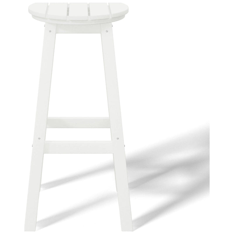 Polytrends Laguna Hdpe All Weather Outdoor Patio 29 Round Bar Stool (Set Of 3)