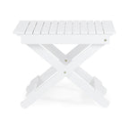 Outdoor Folding Wooden Side Table 15D x 22.75W x 18.25H