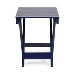 Outdoor Folding Wooden Side Table 15D x 22.75W x 18.25H