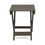 Outdoor Folding Wooden Side Table 15D x 22.75W x 18.25H