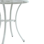 Patio Table Round Outdoor Coffee Table with Umbrella Hole