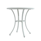 Patio Table Round Outdoor Coffee Table with Umbrella Hole