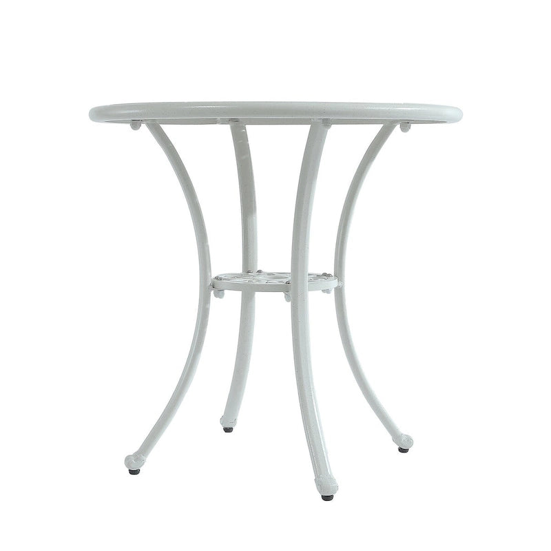 Patio Table Round Outdoor Coffee Table with Umbrella Hole