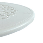 Patio Table Round Outdoor Coffee Table with Umbrella Hole