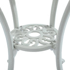 Patio Table Round Outdoor Coffee Table with Umbrella Hole