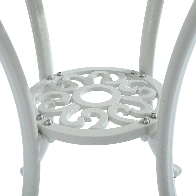 Patio Table Round Outdoor Coffee Table with Umbrella Hole