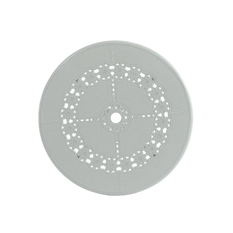 Patio Table Round Outdoor Coffee Table with Umbrella Hole