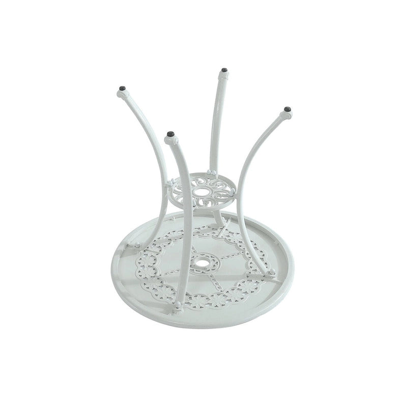 Patio Table Round Outdoor Coffee Table with Umbrella Hole