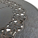 Patio Table Round Outdoor Coffee Table with Umbrella Hole