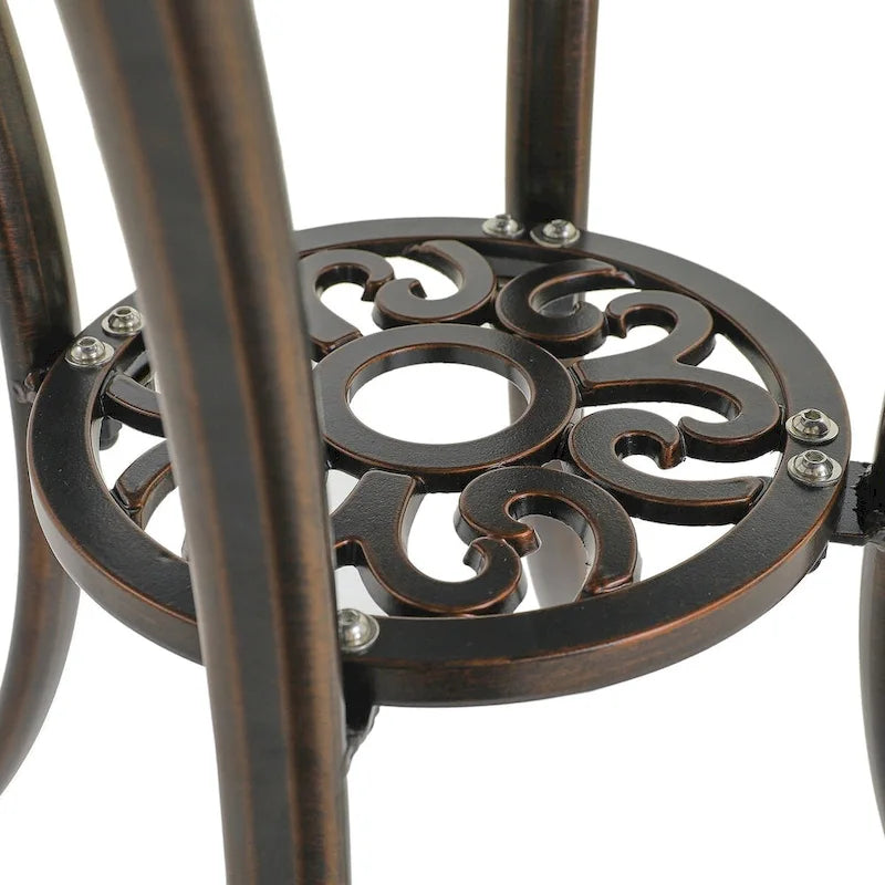Patio Table Round Outdoor Coffee Table with Umbrella Hole