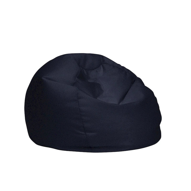 Sorra Home Valdese Boucle Outdoor Bean Bag - 30 in W x 30 in W x 20 in H