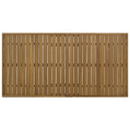 5 Pieces Outdoor Acacia Wood Table and Chair Set with Thick Cushions