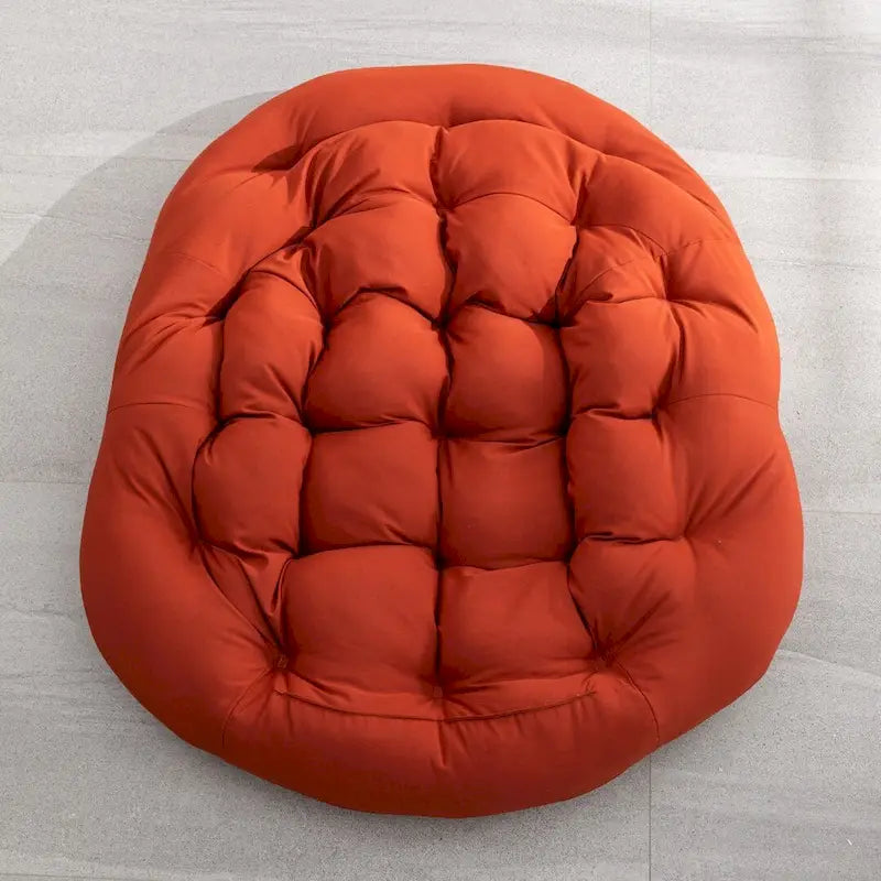 Padded Cushion Rocker Recliner Chair Outdoor for Front Porch - 43.70D x 37.20W x 31.50H