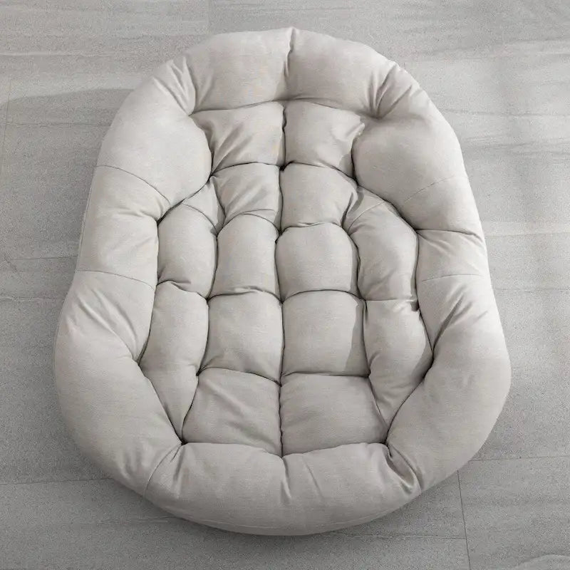 Padded Cushion Rocker Recliner Chair Outdoor for Front Porch - 43.70D x 37.20W x 31.50H