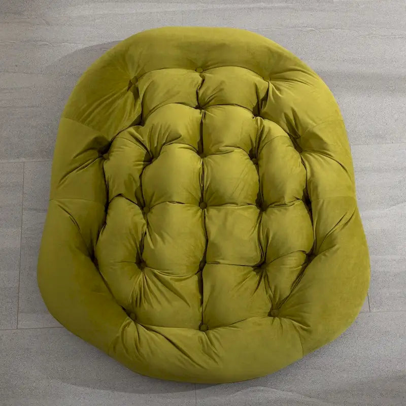 Padded Cushion Rocker Recliner Chair Outdoor for Front Porch - 43.70D x 37.20W x 31.50H