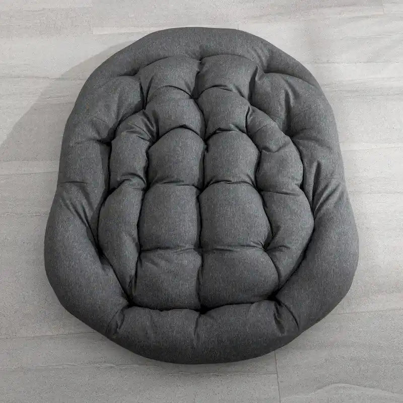 Padded Cushion Rocker Recliner Chair Outdoor for Front Porch - 43.70D x 37.20W x 31.50H