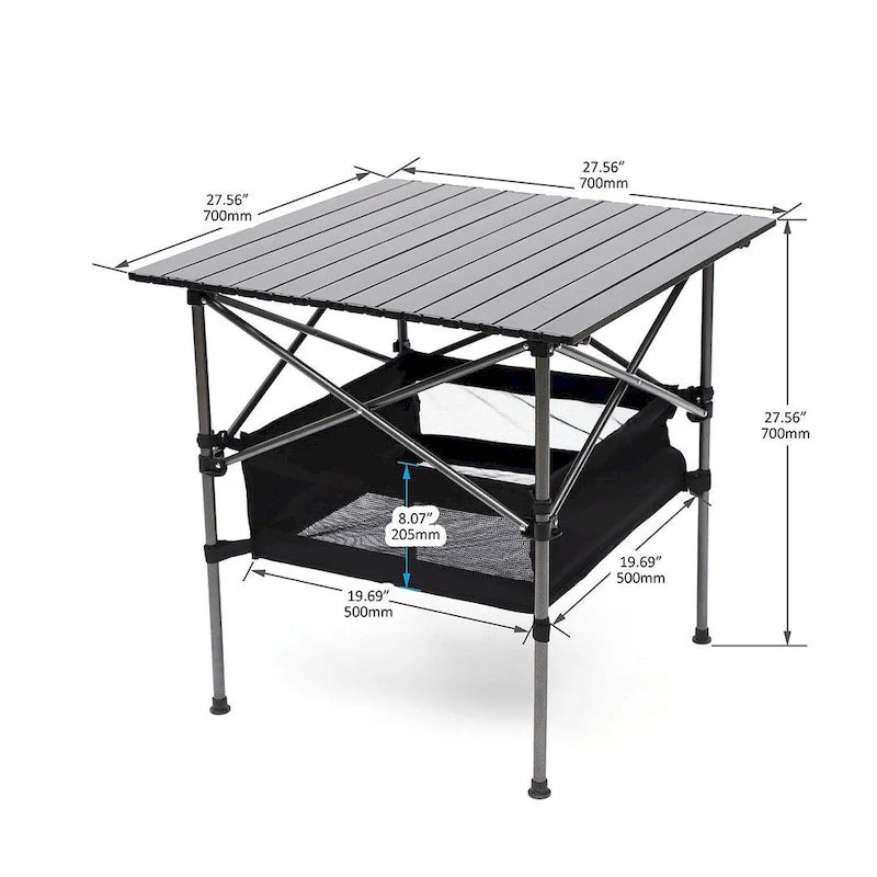 5-Piece Folding Outdoor Table and Chairs Set