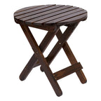 Remedy Wood Adirondack Chair and Folding Table Set