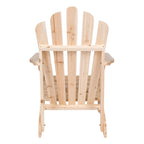 Remedy Wood Adirondack Chair and Folding Table Set