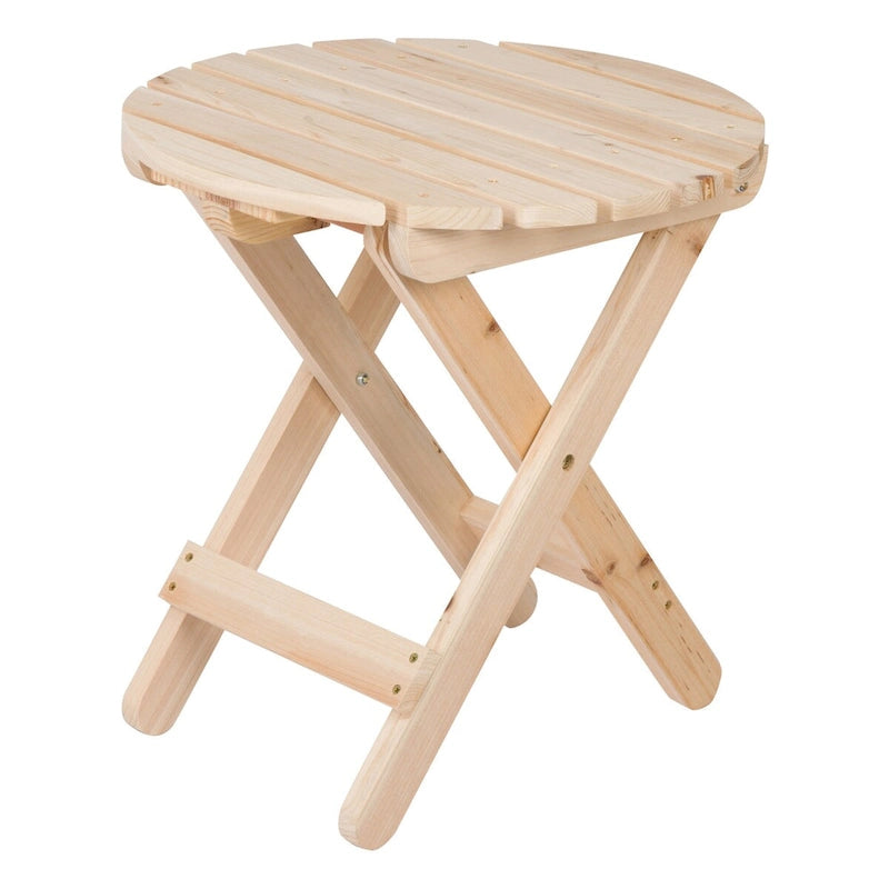 Remedy Wood Adirondack Chair and Folding Table Set