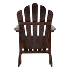 Remedy Wood Adirondack Chair and Folding Table Set