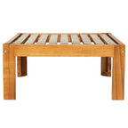 Patio Wood 5-Piece Sectional Sofa Seating Group Set with Cushions