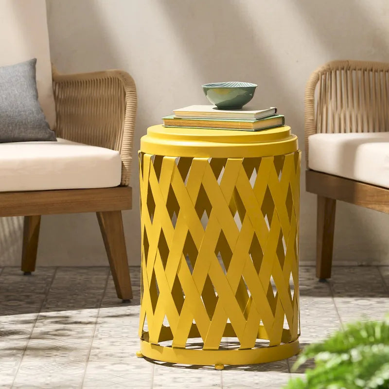 Vibrant Patio Side Table