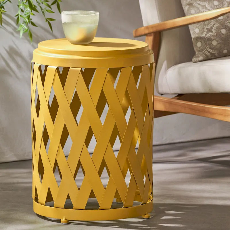 Vibrant Patio Side Table