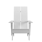Modern Dual Slat Back Adirondack Style Patio Chair