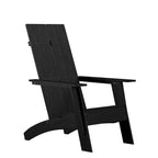 Modern Dual Slat Back Adirondack Style Patio Chair