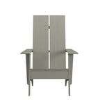 Modern Dual Slat Back Adirondack Style Patio Chair