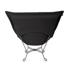 Allan Andrews Scroll Puff Chair with Titanium Frame, Barbet Collection