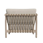 Classic Home Leo Teak Wood Outdoor Accent Chair