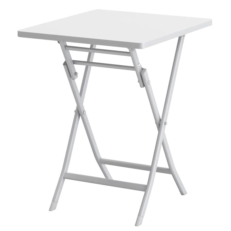 3 Piece Patio Bistro Set of Foldable Square Table and Chairs - 28.35 H x 21.65 W x 21.65 L