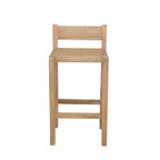 Sedona Teak Outdoor Bar Stool - N/A