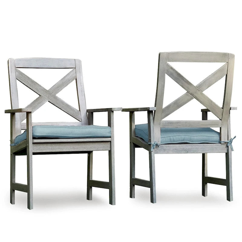 Cambridge Casual Yuma 2-Piece Outdoor Dining Chair