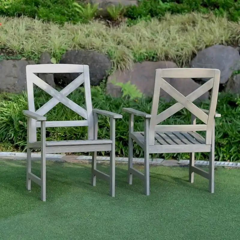 Cambridge Casual Yuma 2-Piece Outdoor Dining Chair
