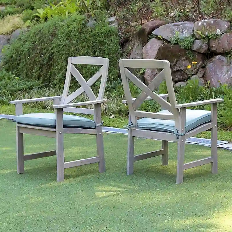 Cambridge Casual Yuma 2-Piece Outdoor Dining Chair