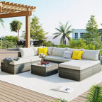 8-Pieces Outdoor Patio Furniture Sets