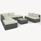 8-Pieces Outdoor Patio Furniture Sets
