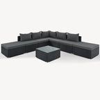 8-Pieces Outdoor Patio Furniture Sets
